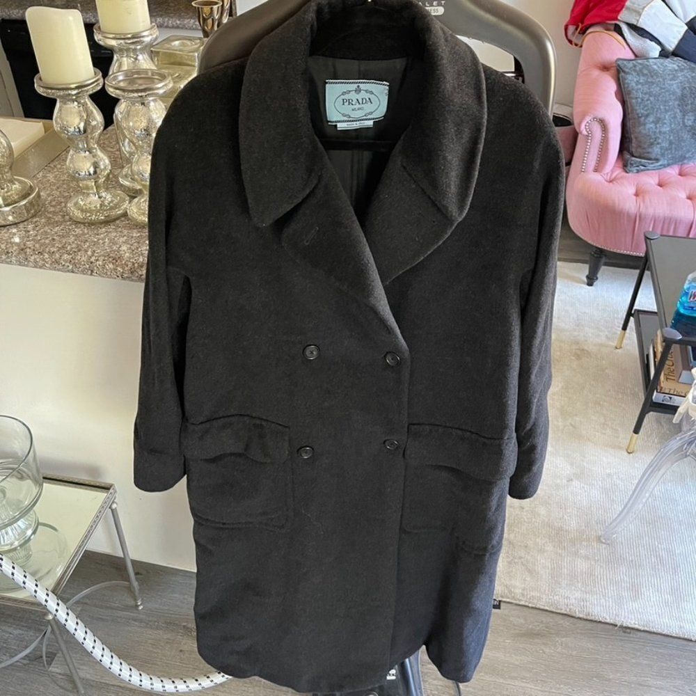 PRADA Double Breasted Pea coat - Picture 2 of 16